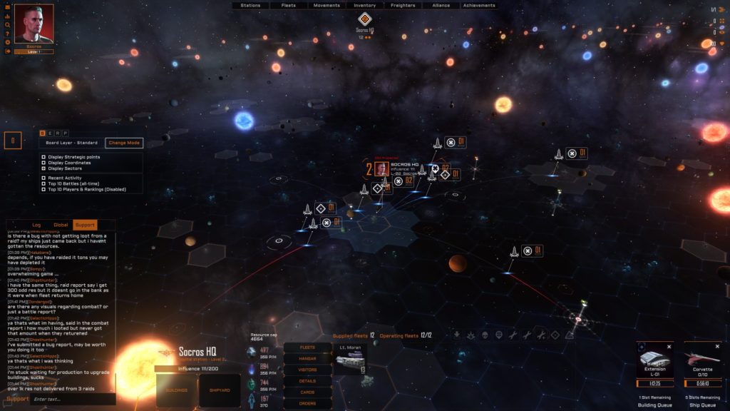 Une vue d'empire de Starborne