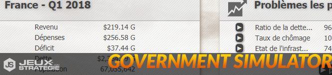 Bannière Government Simulator
