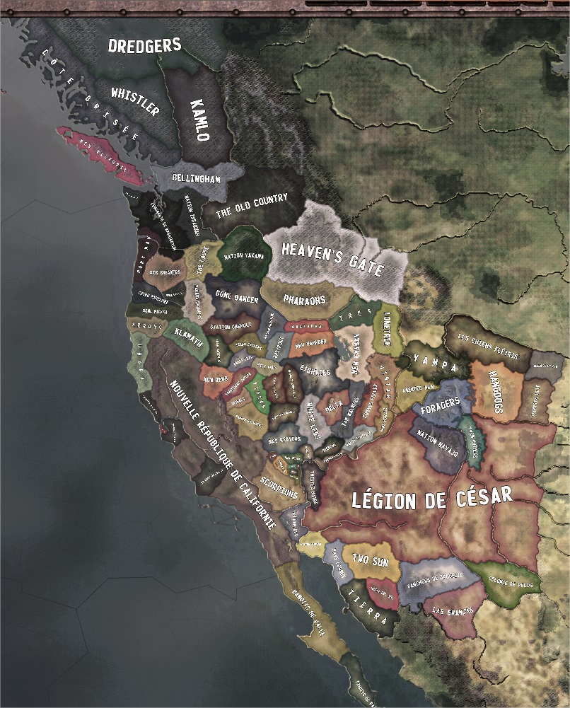 Old World Blues : Carte