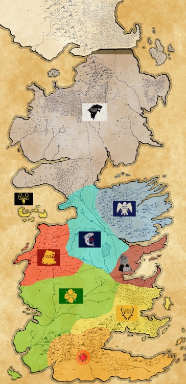 Carte de Game Of Thrones