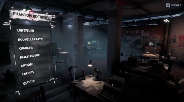 Ecran d'acceuil Phantom Doctrine